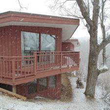 Lake Home and Deck Painting in Hubertus, WI 2