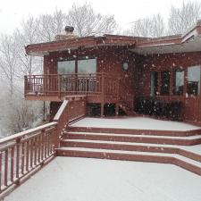 Lake Home and Deck Painting in Hubertus, WI 4