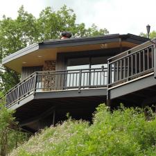 Lake Home and Deck Painting in Hubertus, WI 7