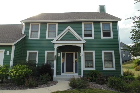 Two story house repaint in west bend wi