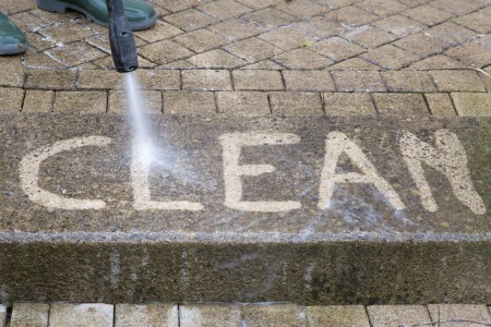 Pressure washing