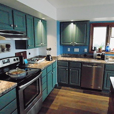 Kitchen-Cabinets-Painted-on-Freiss-Lake-in-Hubertus-Wisconsin 2