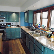 Kitchen-Cabinets-Painted-on-Freiss-Lake-in-Hubertus-Wisconsin 0