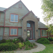 Large-Cedar-Sided-Home-Repaint-in-MunchesHartland-Area 7