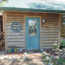 Solid-Stain-on-Cedar-Sided-Home-with-Deck 2